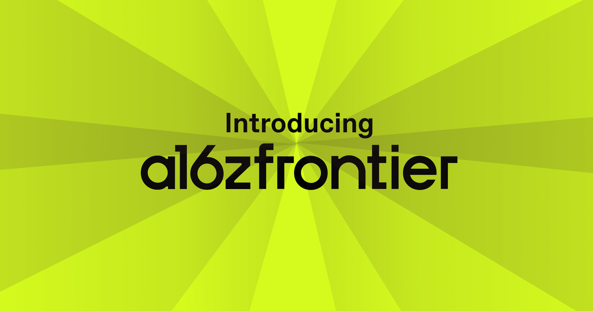 a16z Crypto Rebrands as a16z Frontier, Widens Fund Mandate