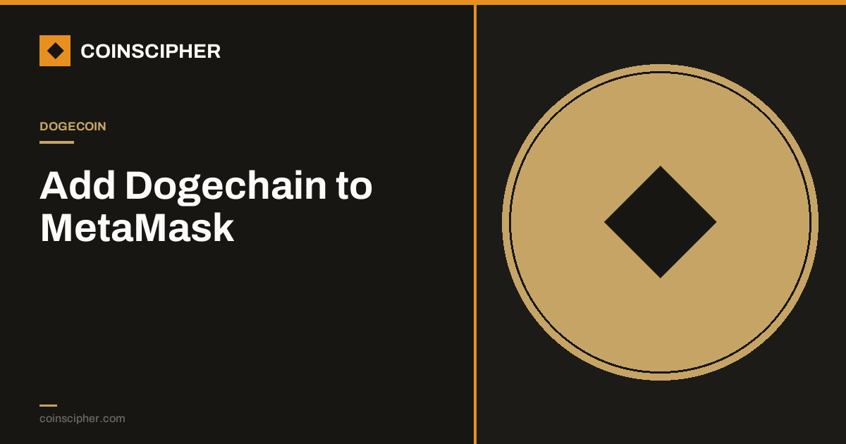 Add Dogechain to MetaMask