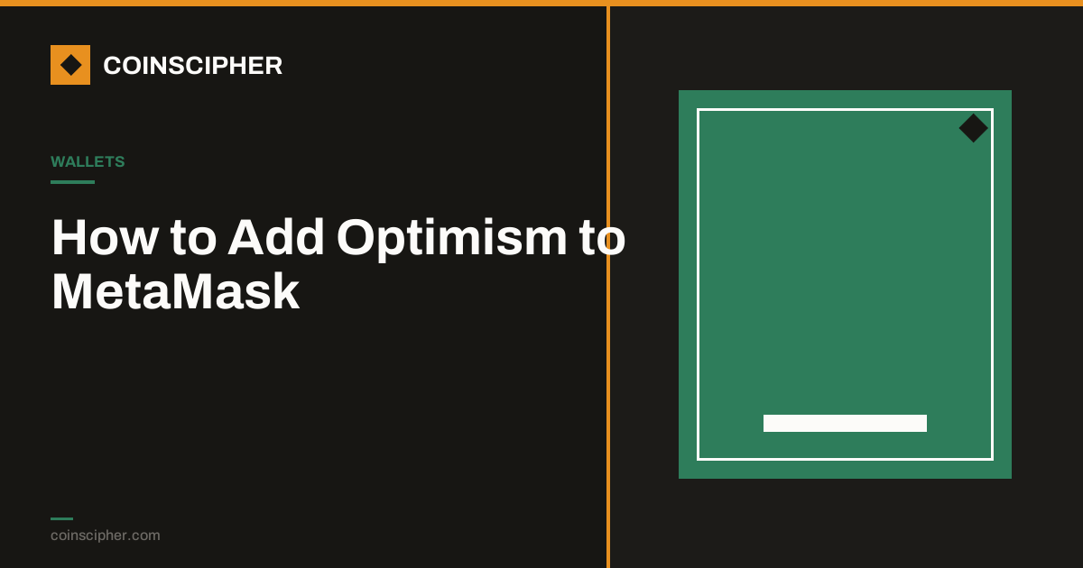 How to Add Optimism to MetaMask
