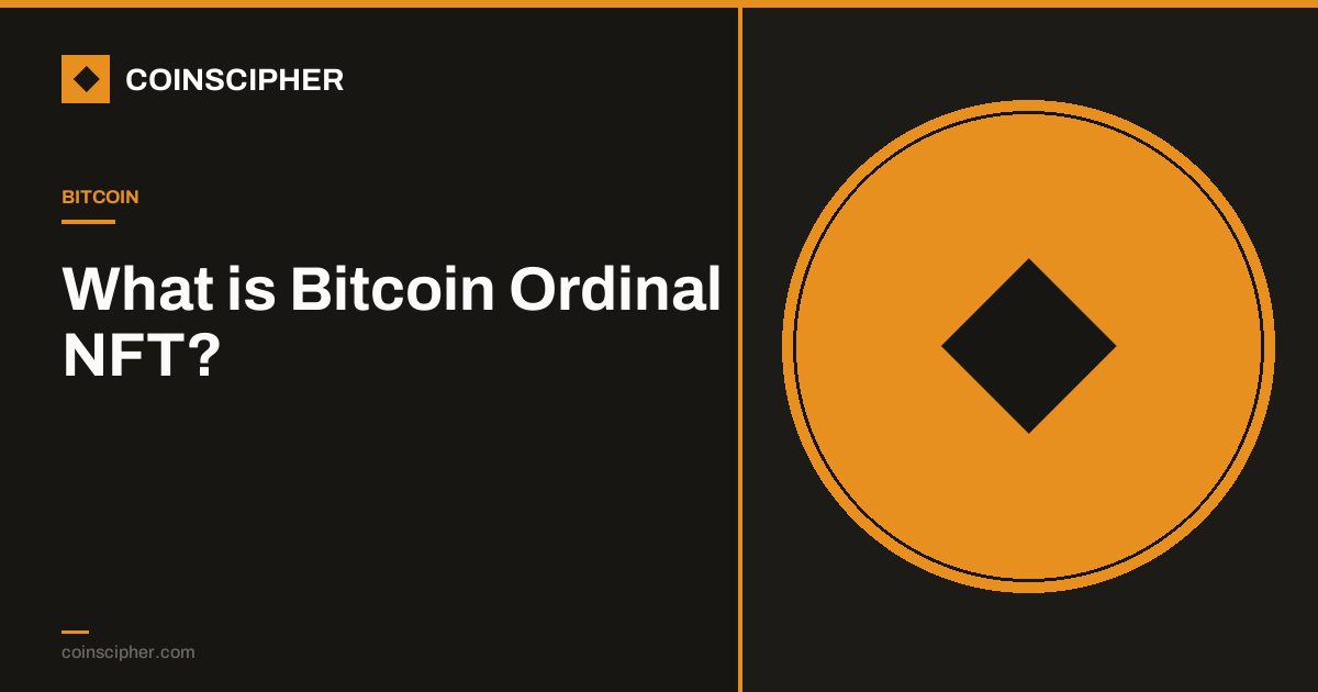 What is Bitcoin Ordinal NFT?