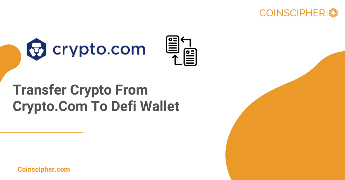 Transfer Crypto From Crypto.Com To Defi Wallet
