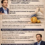 bitcoin drops below 75k rochard crypto debate