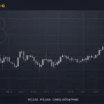 Bitcoin price holding steady during a quiet market consolidation phase