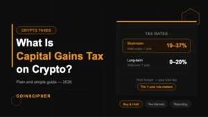 What Is Capital Gains Tax on Crypto? Plain and Simple Guide (2026)