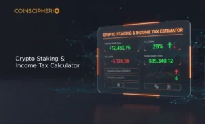 Crypto Staking & Income Tax Calculator – US, UK, Australia & Canada (2026)