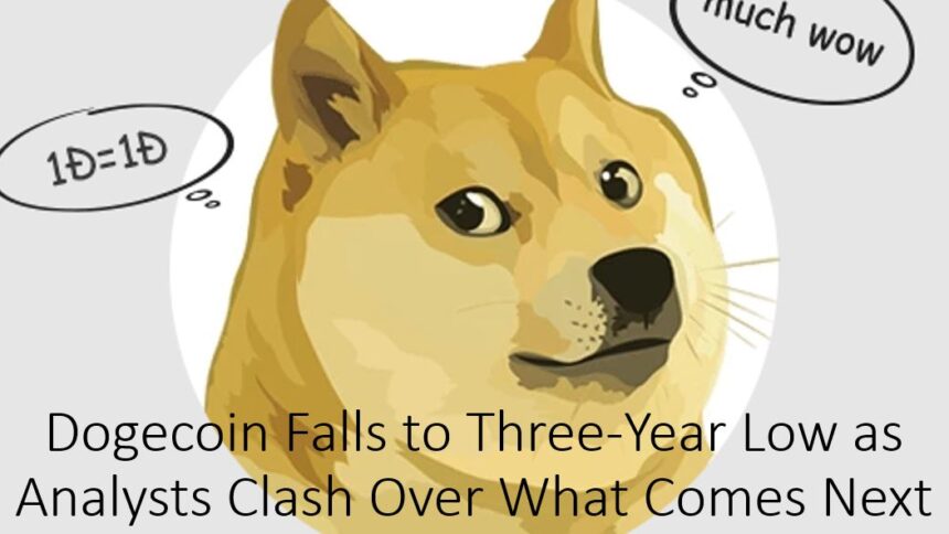 Dogecoin Drops to Lowest Price in Three Years as Bulls and Bears Split 