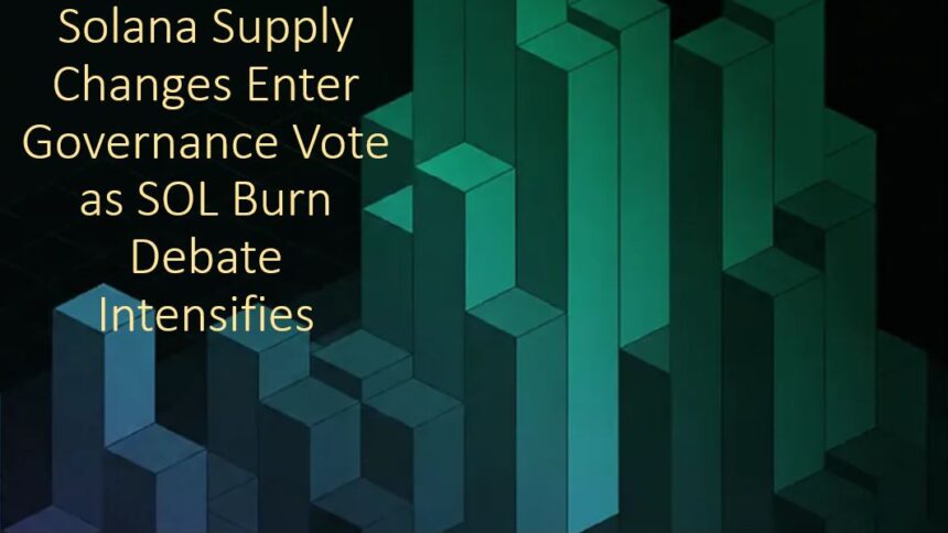 Solana Proposals Aim to Burn More SOL and Accelerate Disinflation
